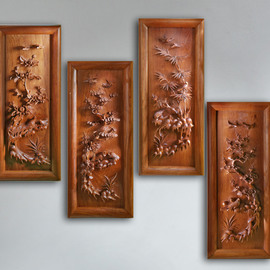 Wall decorative panels Four Seasons By Pavel Sorokin