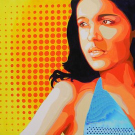 Eduardo Acevedo: 'Genesis', 2010 Acrylic Painting, Portrait. Artist Description:        acrylic on canvas .        ...