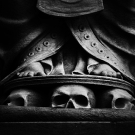Skulls at base By Peter C. Brandt