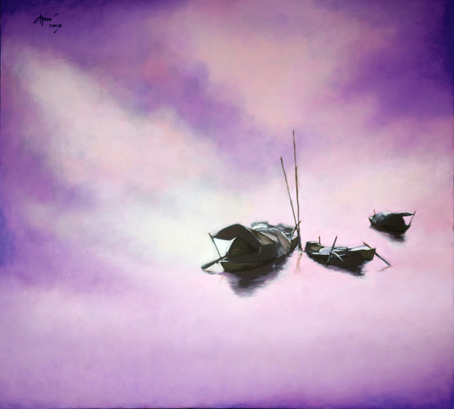 Artist Chau Pham. 'Immense01' Artwork Image, Created in 2012, Original Painting Oil. #art #artist