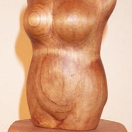 Phil Parkes: 'Ruby', 2003 Wood Sculpture, Figurative. 