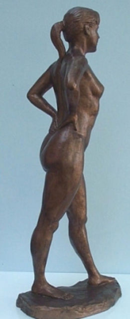 Artist Phil Parkes. 'Spring Dancer' Artwork Image, Created in 2001, Original Sculpture Aluminum. #art #artist