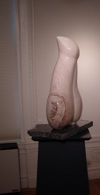 Phil Parkes: 'Whats Inside        Colorado Alabaster', 2006 Stone Sculpture, Abstract Figurative. 