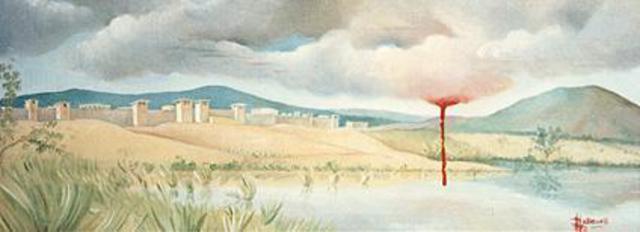 Philip Hallawell  'Storm Brewing Iliad Series', created in 1987, Original Illustration.