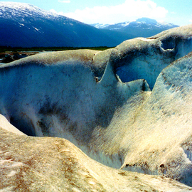 C. A. Hoffman: 'Mendenhall Glacier  Tongass National Forest AK', 2009 Color Photograph, Landscape. Artist Description:  This is a photo of a very small area on the Mendenhall Glacier located in the Tongass National Forest near Juneau, Alaska.  I was on vacation and very excited to see the glaciers, plus whales, seals, bears, moose and eagles! Very exciting! ...