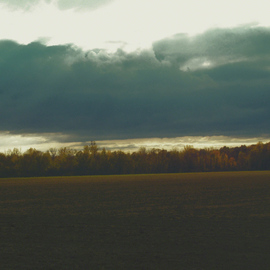C. A. Hoffman: 'Passing Storm In Fremont Ohio', 2010 Color Photograph, Landscape. Artist Description:  This an original photo that has been digitally- enhanced to create an original work of art.                                                                                                                         ...