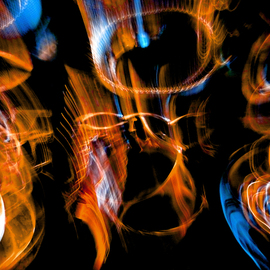 C. A. Hoffman: 'String Theory Fire Within', 2009 Color Photograph, Abstract. 
