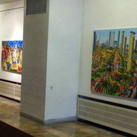 Art Exhibition Naive, Raphael Perez  Israeli Painter 