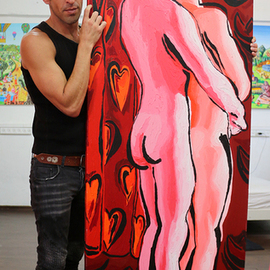 Raphael Perez: 'erotic gay artist painter raphael perez biography', 2002 Acrylic Painting, Erotic. Artist Description: Article about Raphael Perez homosexual gay art paintingsPride and Prejudice on Raphael Perezs ArtworkRaphael Perez, born in 1965, studied art at the College of Visual Arts in Beer Sheva, and from 1995 has been living and working in his studio in Tel Aviv.  Today Perez plays ...