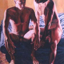 Raphael Perez: 'homoerotic artwork homosexual art raphael perez', 2004 Acrylic Painting, Figurative. Artist Description: Article about Raphael Perez homosexual gay art paintingsPride and Prejudice on Raphael Perezs ArtworkRaphael Perez, born in 1965, studied art at the College of Visual Arts in Beer Sheva, and from 1995 has been living and working in his studio in Tel Aviv.  Today Perez plays an important ...