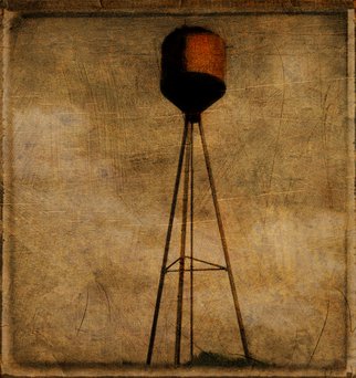 Reuben Njaa: 'FalfurriasTexas Watertower', 2007 Color Photograph, Abstract Landscape.  Memento of the Absent ...