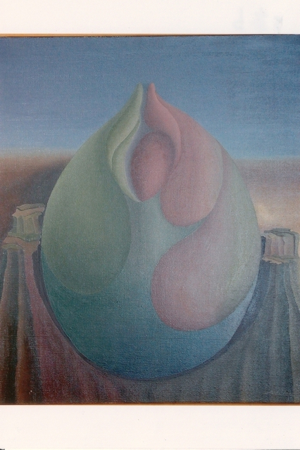 Raquel Davidovici  'Gestation', created in 1977, Original Painting Oil.