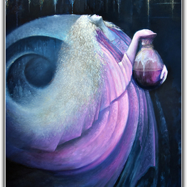 Freydoon Rassouli: 'ecstasy', 2018 Oil Painting, Abstract Figurative. Artist Description: An inspirational figurative, healing, Spiritual Visionary painting by Freydoon Rassouli...