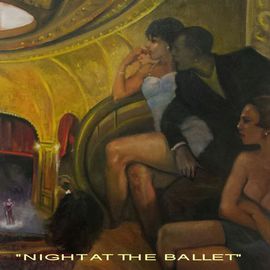Ron Anderson: 'Night at the Ballet', 2015 Oil Painting, Figurative. Artist Description: Original oil painting by Ohio artist Ron Anderson. Painting entitled Night at the Ballet. Painting is priced and sold unframed. Buyer is responsible for all shipping fees, insurance costs and any applicable sales tax and duties. Artist reserves all rights to reproduction and copyright....
