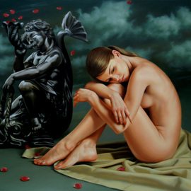 Renso Castaneda: 'No tittle', 2008 Oil Painting, Surrealism. Artist Description:  Oil on canvas ...