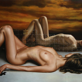 Renso Castaneda: 'No tittle', 2008 Oil Painting, Surrealism. Artist Description:  oil on canvas ...