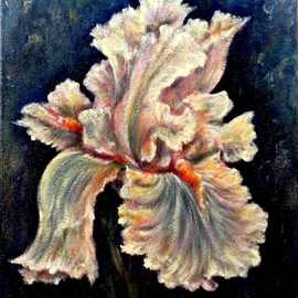 Yosef Reznikov: ' Iris3 ', 2013 Other Painting, Still Life. Artist Description:    Still life, flowers, roses, original, painting, bouquet of roses bouquet, iris   ...