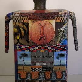 Ron Allen: 'Africa  back view', 2009 Mixed Media Sculpture, Abstract Figurative. 