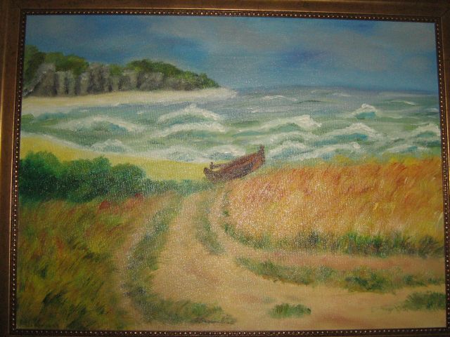 Artist Rosica Simeonova. 'Sea' Artwork Image, Created in 2012, Original Painting Oil. #art #artist