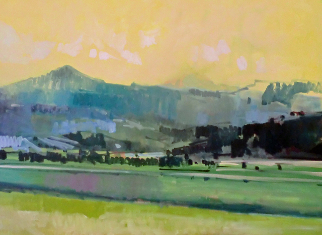Jerry Ross  'Coburg Hills', created in 2012, Original Painting Oil.