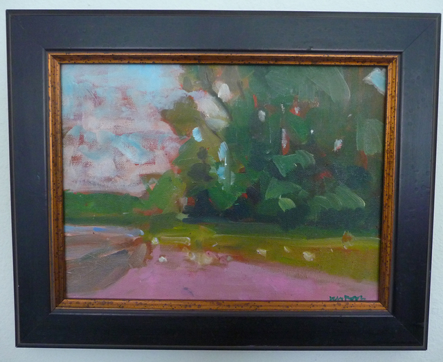 Jerry Ross  'Color Macchia Of Trees', created in 2012, Original Painting Oil.
