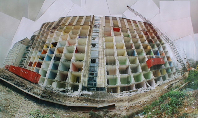 Sandra Maarhuis  'Building In Utrecht, The Netherlands', created in 2008, Original Painting Oil.