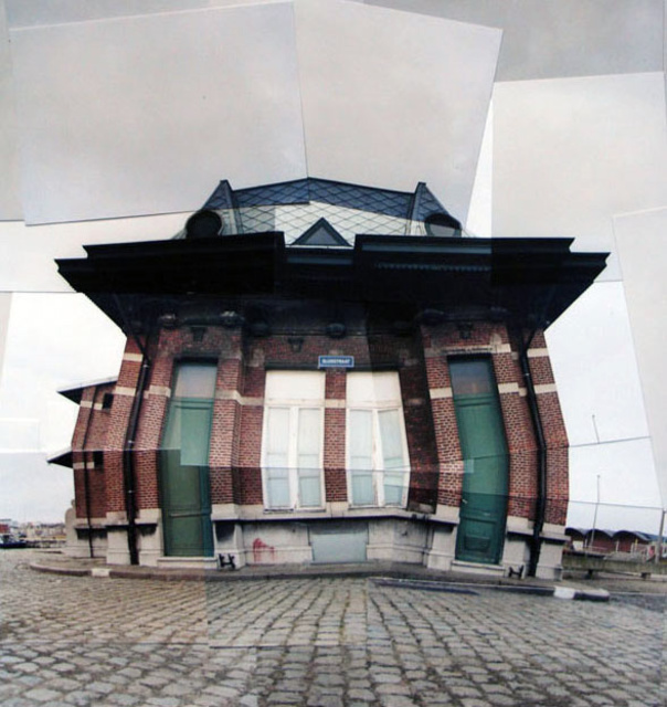 Sandra Maarhuis  'Little House In Antwerpen, Belgium', created in 2007, Original Painting Oil.
