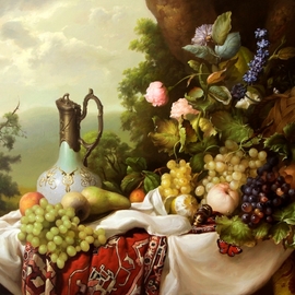 Dmitry Sevryukov: 'still life', 2016 Oil Painting, Still Life. Artist Description: Realism needs rehabilitation and a Flemish- style still life is exactly what is needed for this. I try to work with respect to the masters of previous eras and to the standards of painting of the Middle Ages. I hope that what I do will appeal to lovers ...