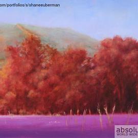 Shanee Uberman: 'A DAY IN THE FIELD', 2013 Oil Painting, Landscape. Artist Description:  The lavender fields of spring.        ...