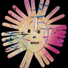 Richard Lazzara: 'crystal eye pin ornament', 1989 Mixed Media Sculpture, Fashion. Artist Description: crystal eye pin ornament from the folio LAZZARA ILLUMINATION DESIGN is available at 