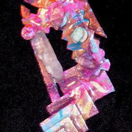 Richard Lazzara: 'crystal marching pin ornament', 1989 Mixed Media Sculpture, Fashion. Artist Description: crystal marching pin ornament from the folio LAZZARA ILLUMINATION DESIGN is available at 
