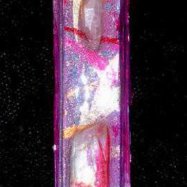 Richard Lazzara: 'crystal tower pin ornament', 1989 Mixed Media Sculpture, Fashion. Artist Description: crystal tower pin ornament from the folio LAZZARA ILLUMINATION DESIGN is available at 