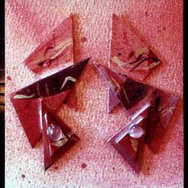 Richard Lazzara: 'feeling ear ornaments', 1989 Mixed Media Sculpture, Fashion. Artist Description: feeling ear ornaments from the folio LAZZARA ILLUMINATION DESIGN are available at 