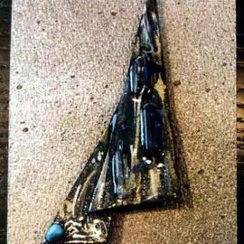 Richard Lazzara: 'laster pin ornament', 1989 Mixed Media Sculpture, Fashion. Artist Description: laster pin ornament from the folio LAZZARA ILLUMINATION DESIGN is available at 