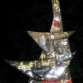 Richard Lazzara: 'once on the high seas pin ornament', 1989 Mixed Media Sculpture, Fashion. Artist Description: once on the high seas pin ornament from the folio LAZZARA ILLUMINATION DESIGN is available at 