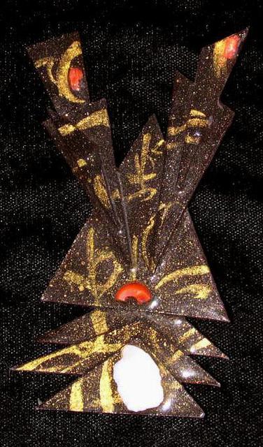 Richard Lazzara  'Ribbons Of Glory Pin Ornament', created in 1989, Original Pastel.
