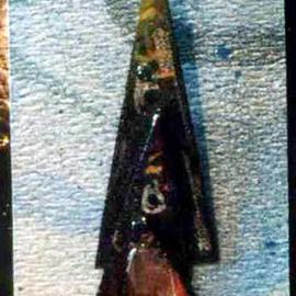 Richard Lazzara: 'rocket pin ornament', 1989 Mixed Media Sculpture, Fashion. Artist Description: rocket pin ornament from the folio LAZZARA ILLUMINATION DESIGN is available at 