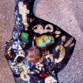 Richard Lazzara: 'roof tops pin ornament', 1989 Mixed Media Sculpture, Fashion. Artist Description: roof tops pin ornament from the folio LAZZARA ILLUMINATION DESIGN is available at 