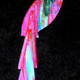 Richard Lazzara: 'upstanding pin ornament', 1989 Mixed Media Sculpture, Fashion. Artist Description: upstanding pin ornament from the folio LAZZARA ILLUMINATION DESIGN is available at 