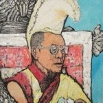 young dalai lama By Richard Lazzara