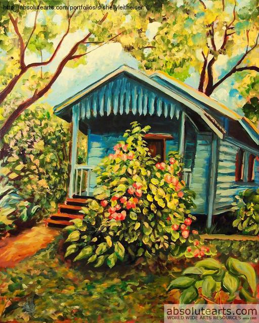 Shelly Leitheiser  'Midas Cabana', created in 2013, Original Painting Other.