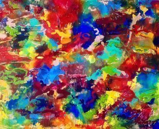 Azhar Shemdin: 'Colours of Your Mind', 2016 Acrylic Painting, Abstract. Liquid acrylic on thick canvas paper.  Original painting. ...