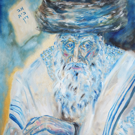 Shoshannah Brombacher: 'the shpoler zeide', 2017 Oil Painting, Judaic. Artist Description: I am illustrating a book about the Shpoler Zeide, a famous Chassidic Rebbe, by Dr. J. Paull and J. Briskman. There are many stories about the Shpoler Zayda and i made pastel drawings and oil paintings. They will be included in the book, but the originals are for ...