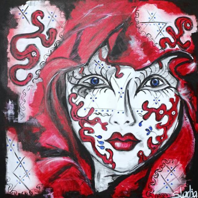 Sladjana Endt  'Secret', created in 2010, Original Painting Oil.