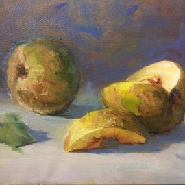 Sohrab Nakhkesh: 'untitled', 2017 Oil Painting, Still Life. Artist Description: fruits...