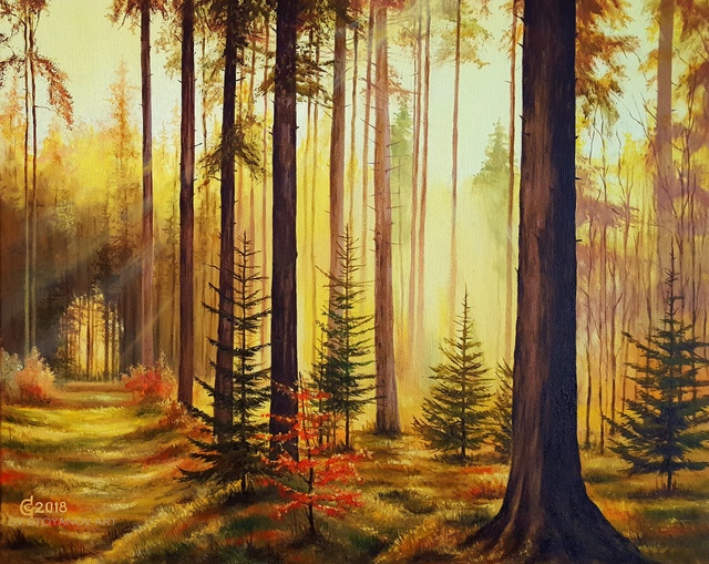 Svetoslav Stoyanov  'Lights And Shadows', created in 2018, Original Painting Oil.