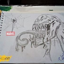 Marvel Venom Art, Syed Waqas  Saghir