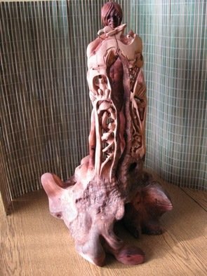 Tosic Aleksandar: 'Darvil', 2011 Wood Sculpture, Figurative.  sculpture in wood ...