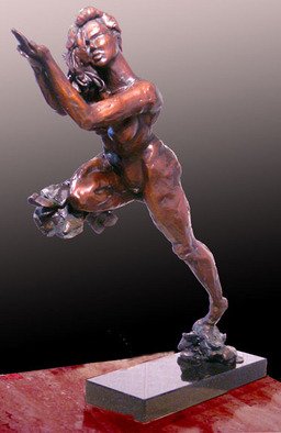 Michael Tieman: 'Behold the Gift', 2010 Bronze Sculpture, Figurative.  Figurative   ...