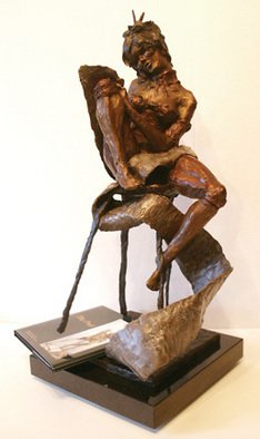 Michael Tieman: 'The Poet', 2010 Bronze Sculpture, Figurative.   